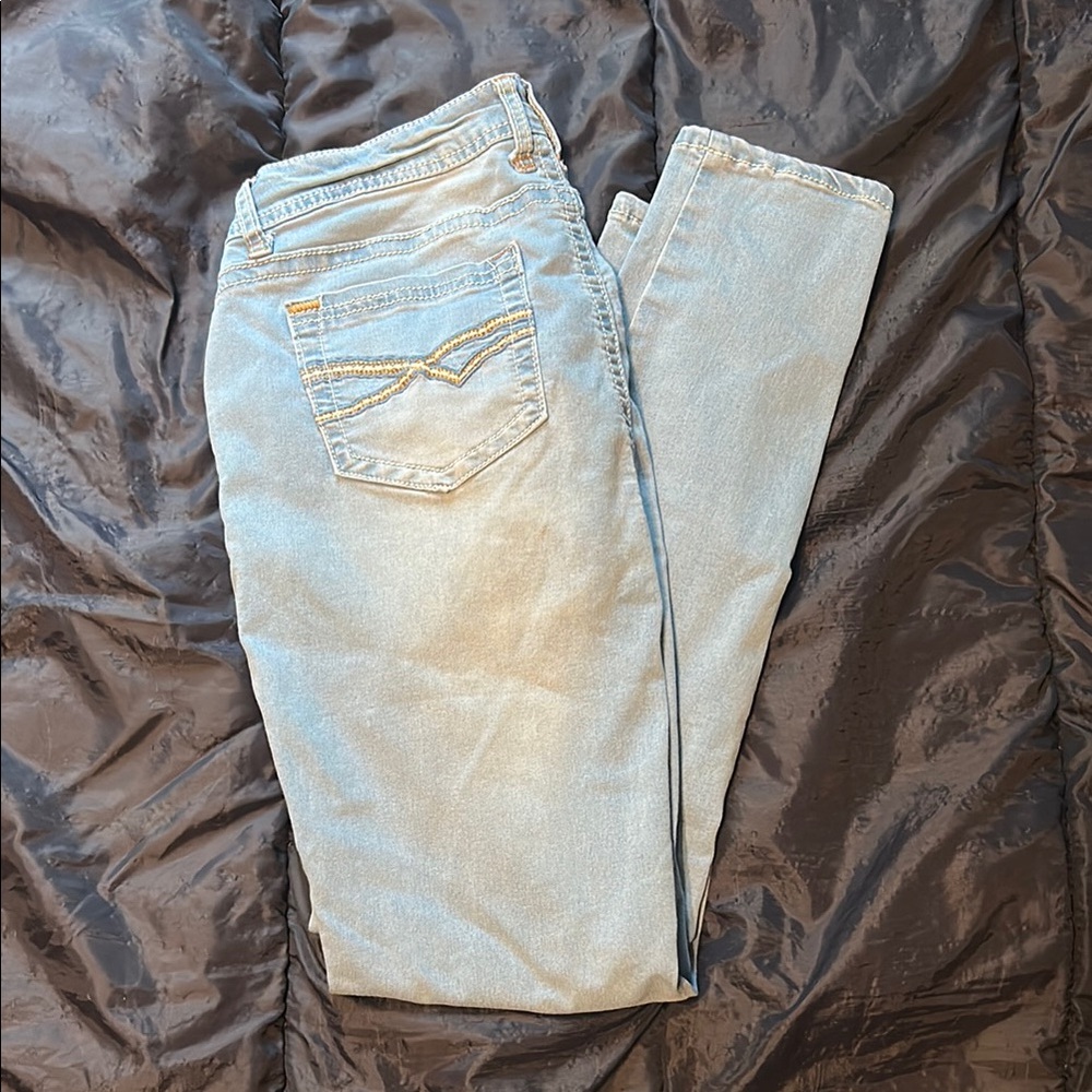 Wallflower Light Blue Straight Leg Jeans